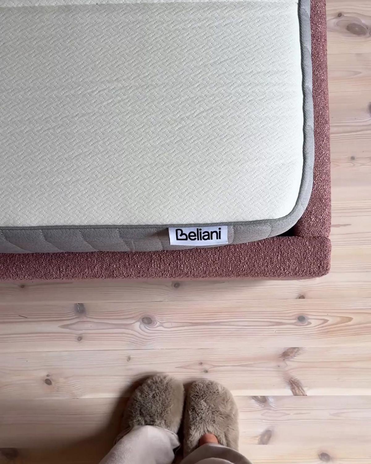 SCHAUMMATRATZE H2/3 Mittel 140/200 cm Cheer - Weiß, Textil (140/200cm) - Beliani