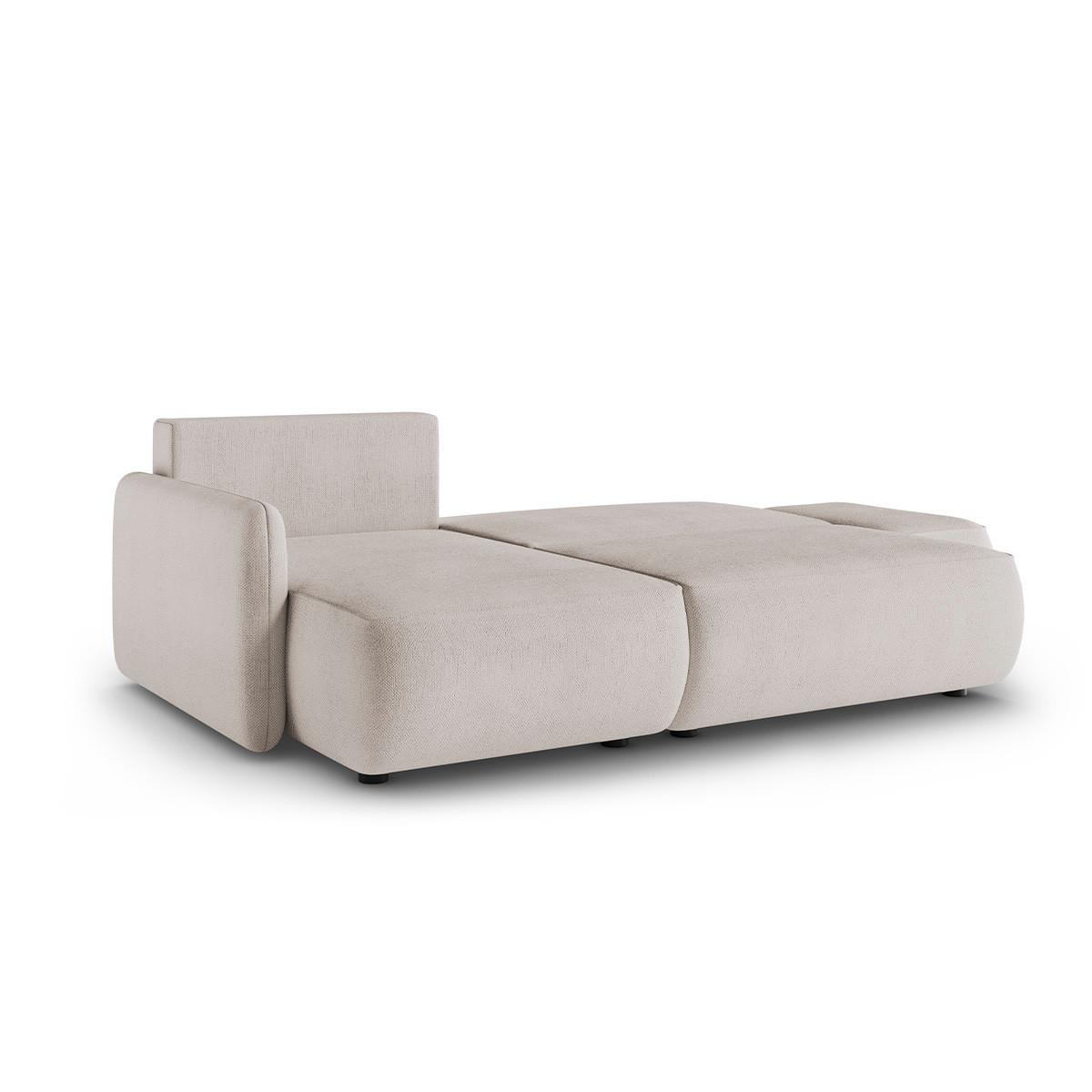 ECKSOFA Alessio 3 Sitzplätze Hellgrau - Grau, Holz (229/148cm) - Petits-meubles