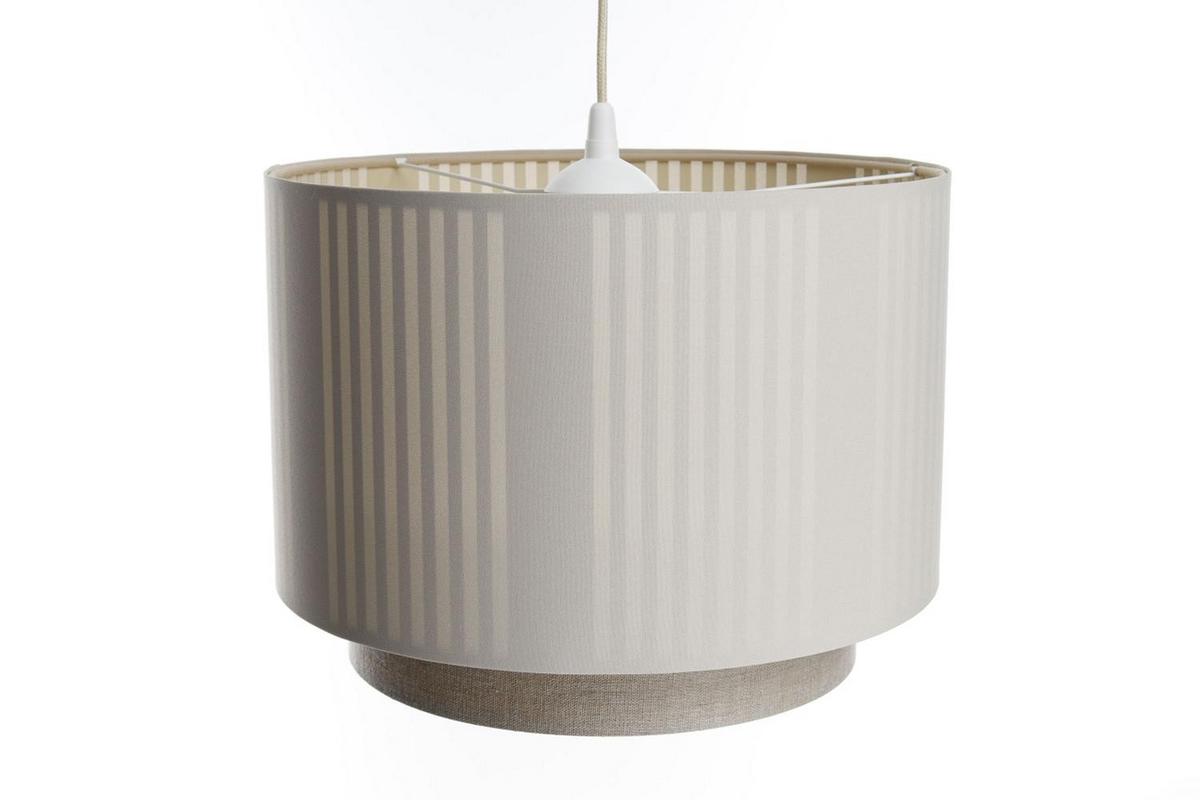 HÄNGELEUCHTE Grau 50/106 cm - Beige/Grau, Kunststoff (36/0.6/106cm) - ONZENO