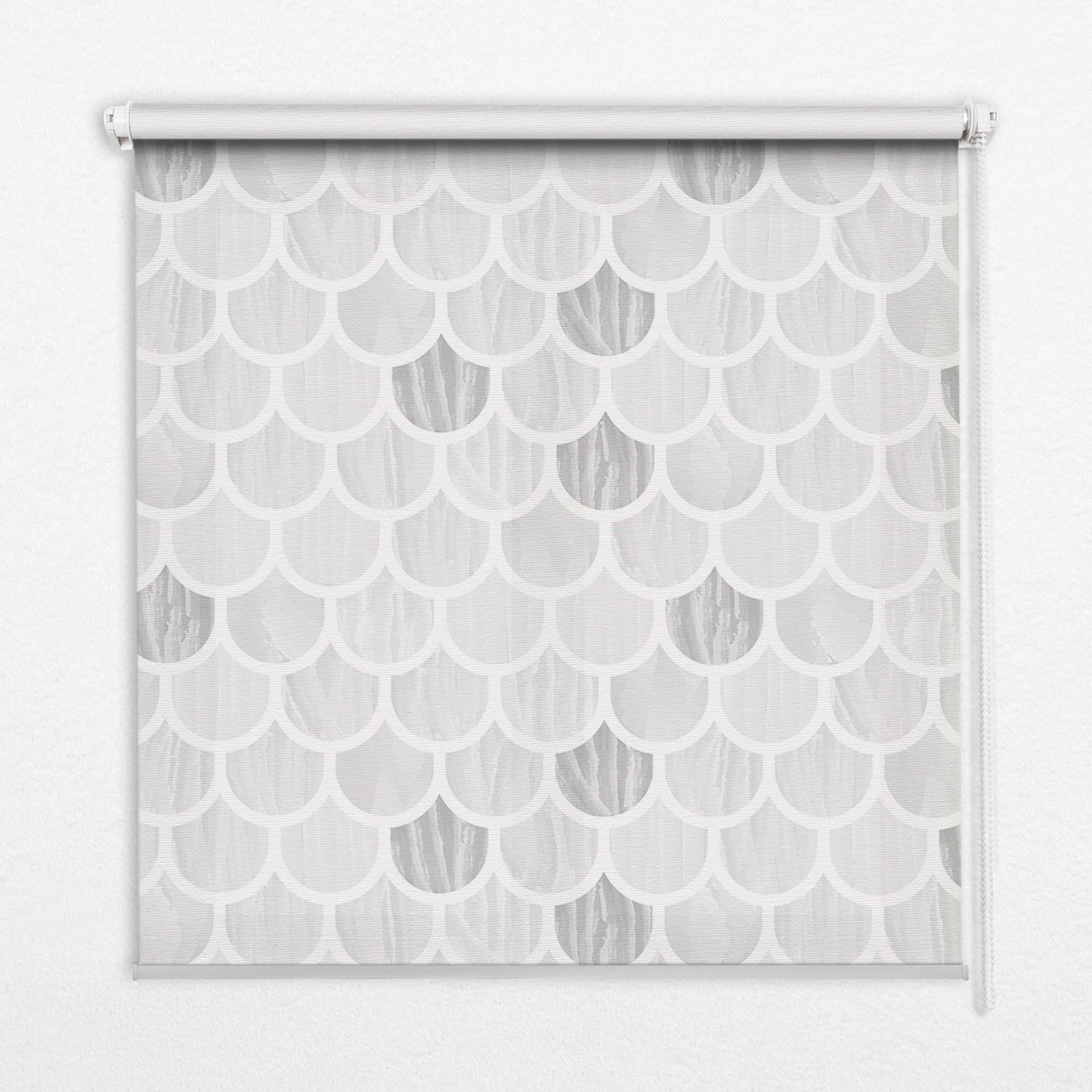 INNENROLLO - Fensterrollo - Rollo - 90x180 cm - Graustufen - Grau, Kunststoff (90/180/0.5cm) - TULUP