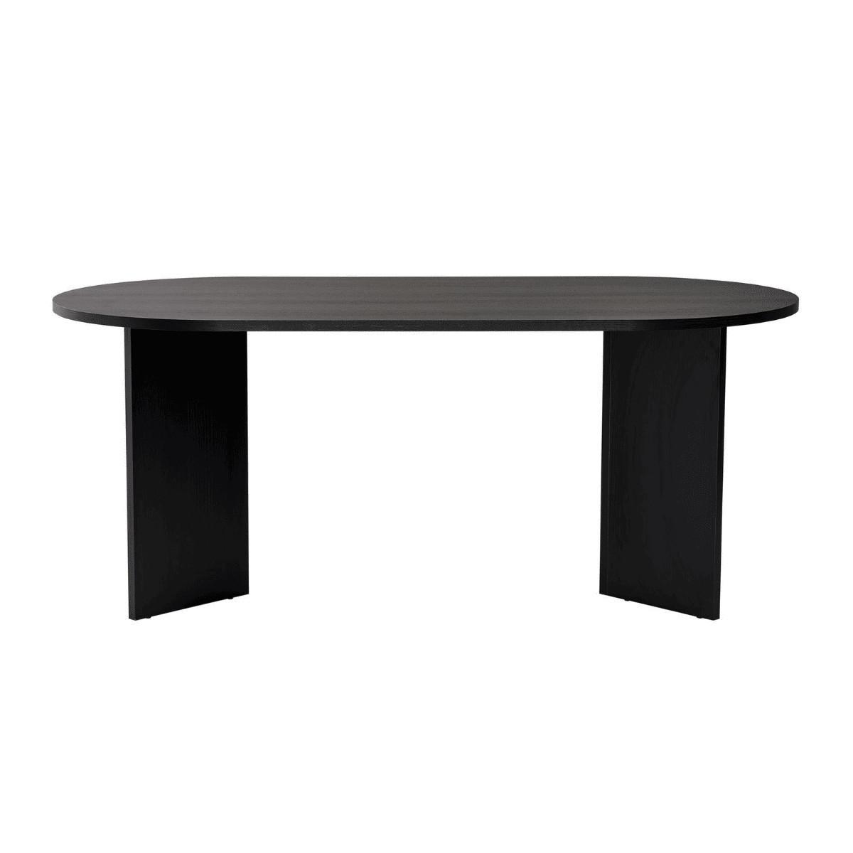 ESSTISCH mit abgerundeten Kanten sable 180/75/89,5 cm - Eichefarben, Holzwerkstoff (96/89.5/75cm) - Calicosy