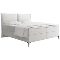 BOXBETT Calio Rise mit Bettkasten, Grau Chenille 120x200 cm – inkl. H4 Taschenfederkern Matratze & Foam Topper - Schwarz/Grau, Holz/Holzwerkstoff (120/200cm) - WFL GROUP