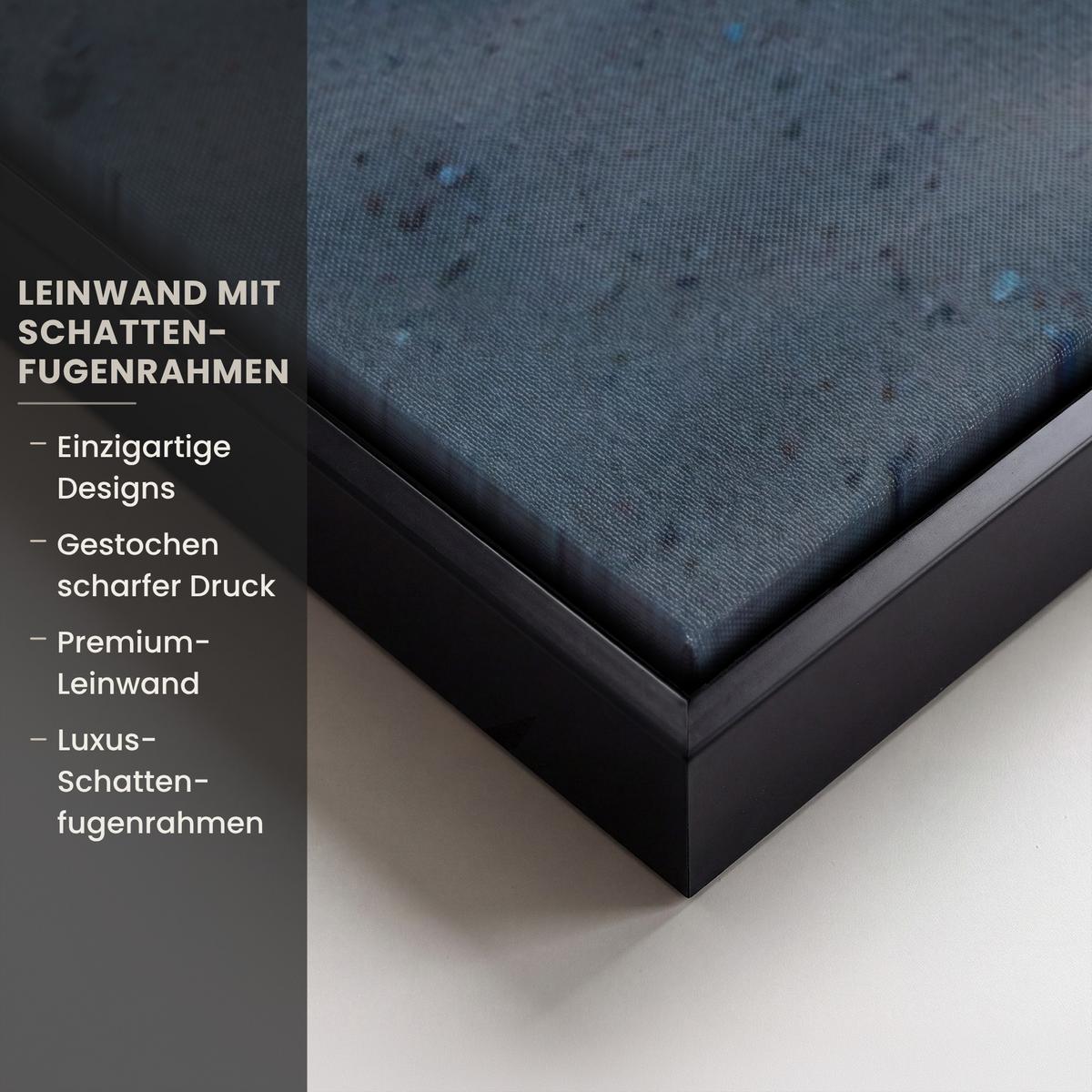 LEINWAND Bilder mit Rahmen - Sonnenuntergang - Strand - Düne - Gras - Ufer - 80x120 - Sandfarben, Textil (80/120cm) - MuchoWow