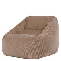 SITZSACK Cord Sessel Natalia - Mokka, Textil (97/73/84cm) - icon