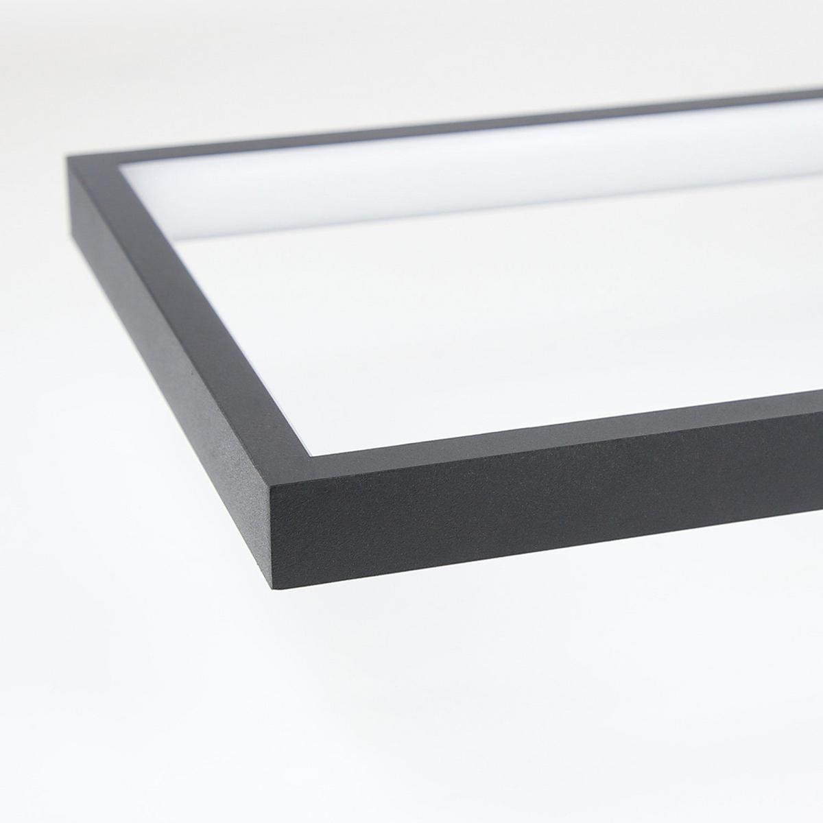 LED-DECKENLEUCHTE Edith 60/29/7 cm - Schwarz, Metall (60/29/7cm) - Nettlife