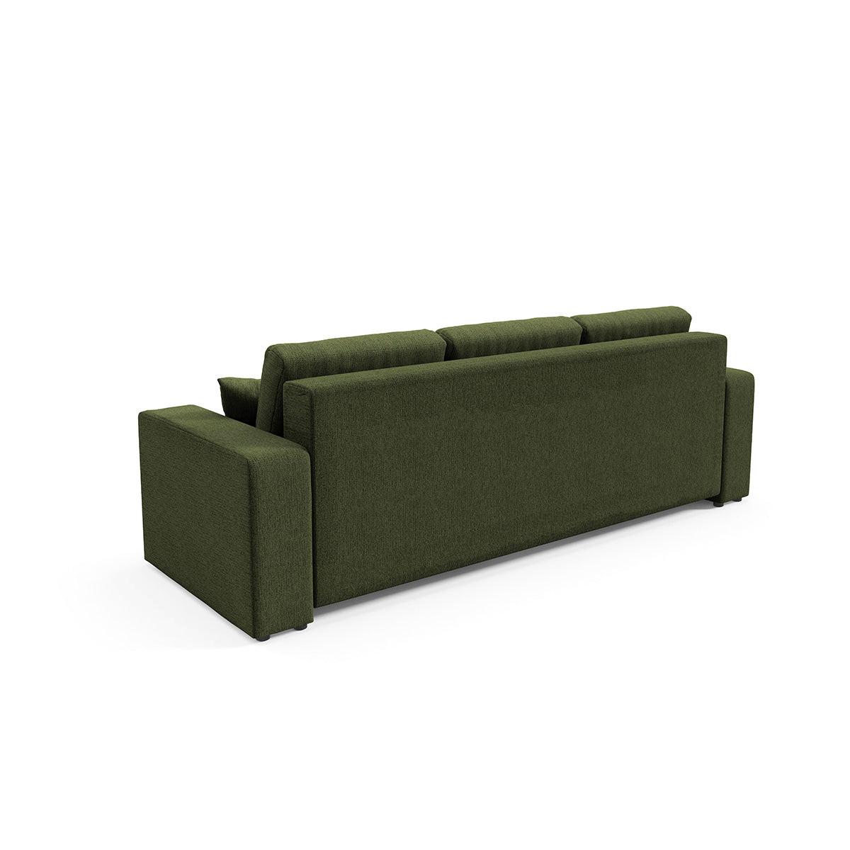 SOFA Vasco 3 Sitzplätze Grün - Grün, Holz (244/86/92cm) - Petits-meubles