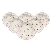 SALATSCHALEN Petite Fleur weiß ø 20,5 cm 6er Set - Weiß, Keramik (20.5cm) - Villeroy & Boch