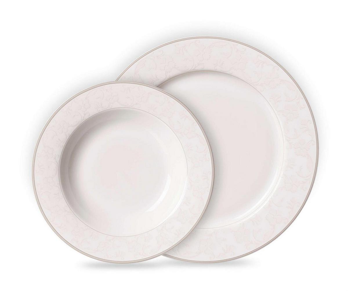 TAFELSERVICE Isabella creme 12-tlg. - Creme, Keramik (18/28/28cm) - Ritzenhoff Breker