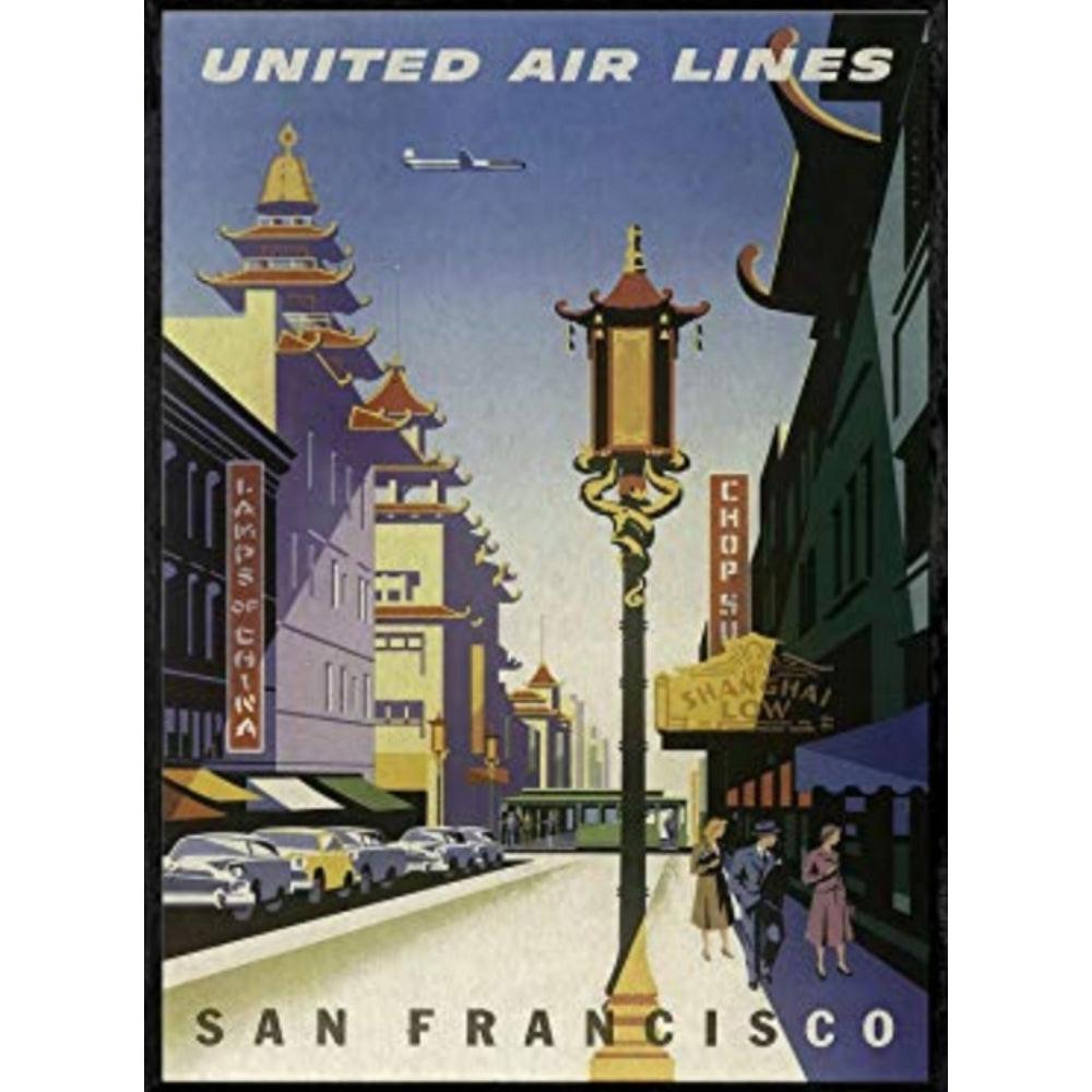 POSTER Amerika San Francisco Streetcar A3 Rahmenlos - Klar, Papier (29.7/5/42cm) - Nacnic