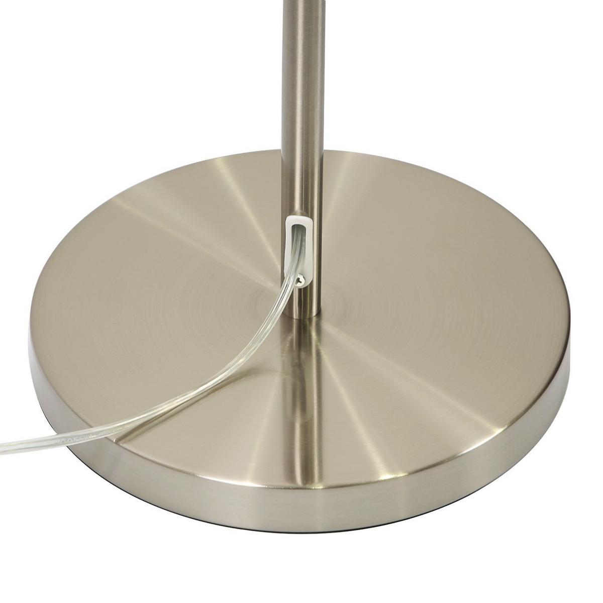 STEHLAMPE Yanek 30/30/145cm - Grau, Metall (30/30/145cm) - Nettlife