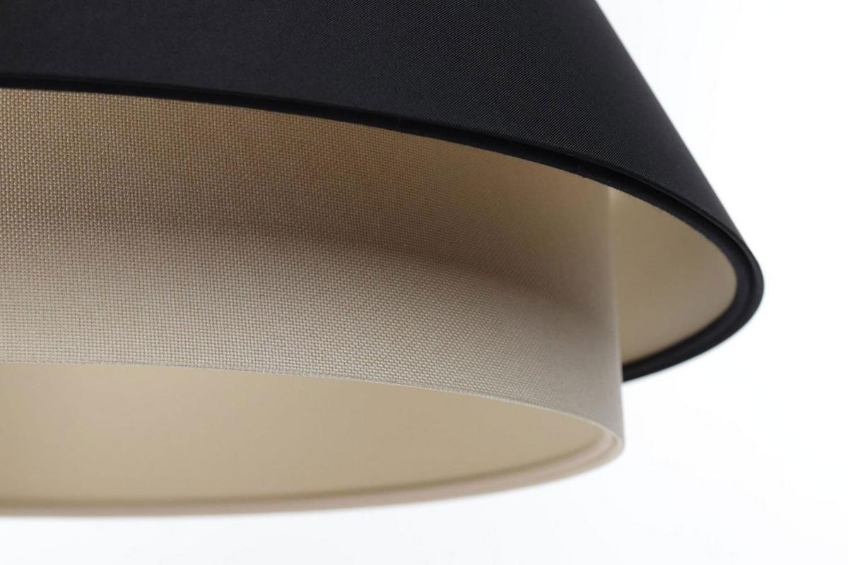 HÄNGELEUCHTE Schwarz 50/22 cm - Schwarz, Kunststoff (50/1.3/22cm) - ONZENO