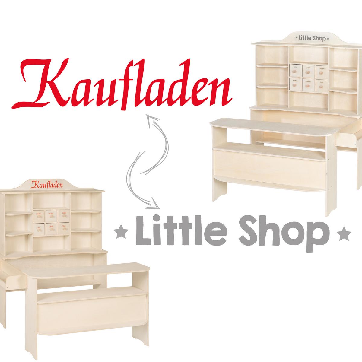 VERKAUFSSTAND inkl. Zubehör - Naturfarben, Holzwerkstoff (109/120/92cm) - Roba