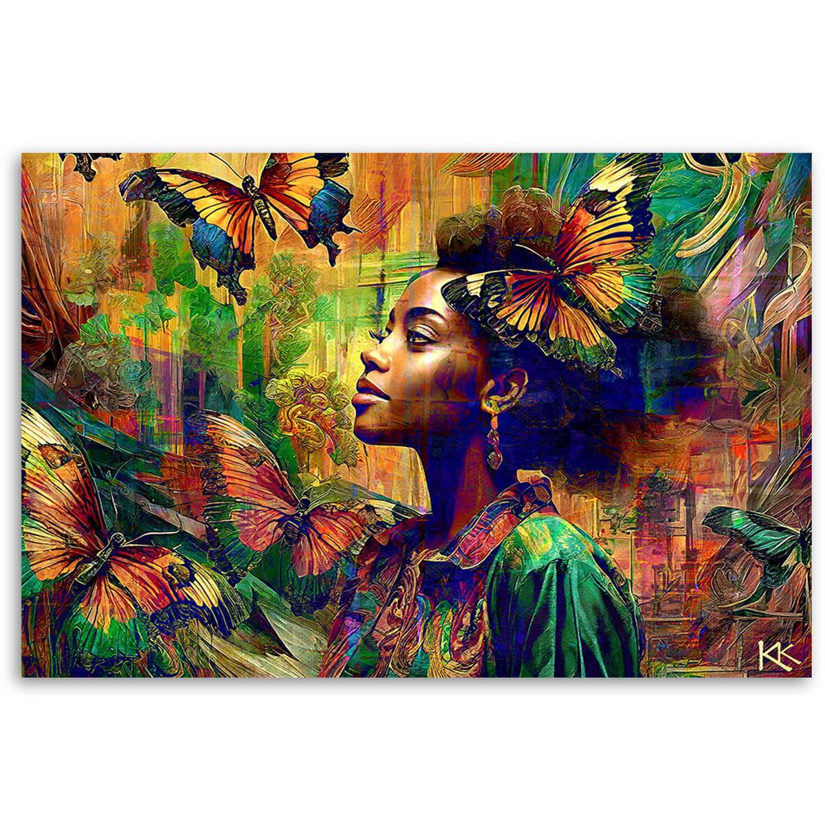 KUNSTDRUCK Lila 100/70 cm - Lila, Textil (100/70cm) - KUNSTLOFT