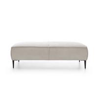 MASSENO Sitzhocker DUNA, Modern Polsterhocker, Fußhocker Creme - Creme, Holzwerkstoff/Kunststoff (65/44/140cm) - MASSENO
