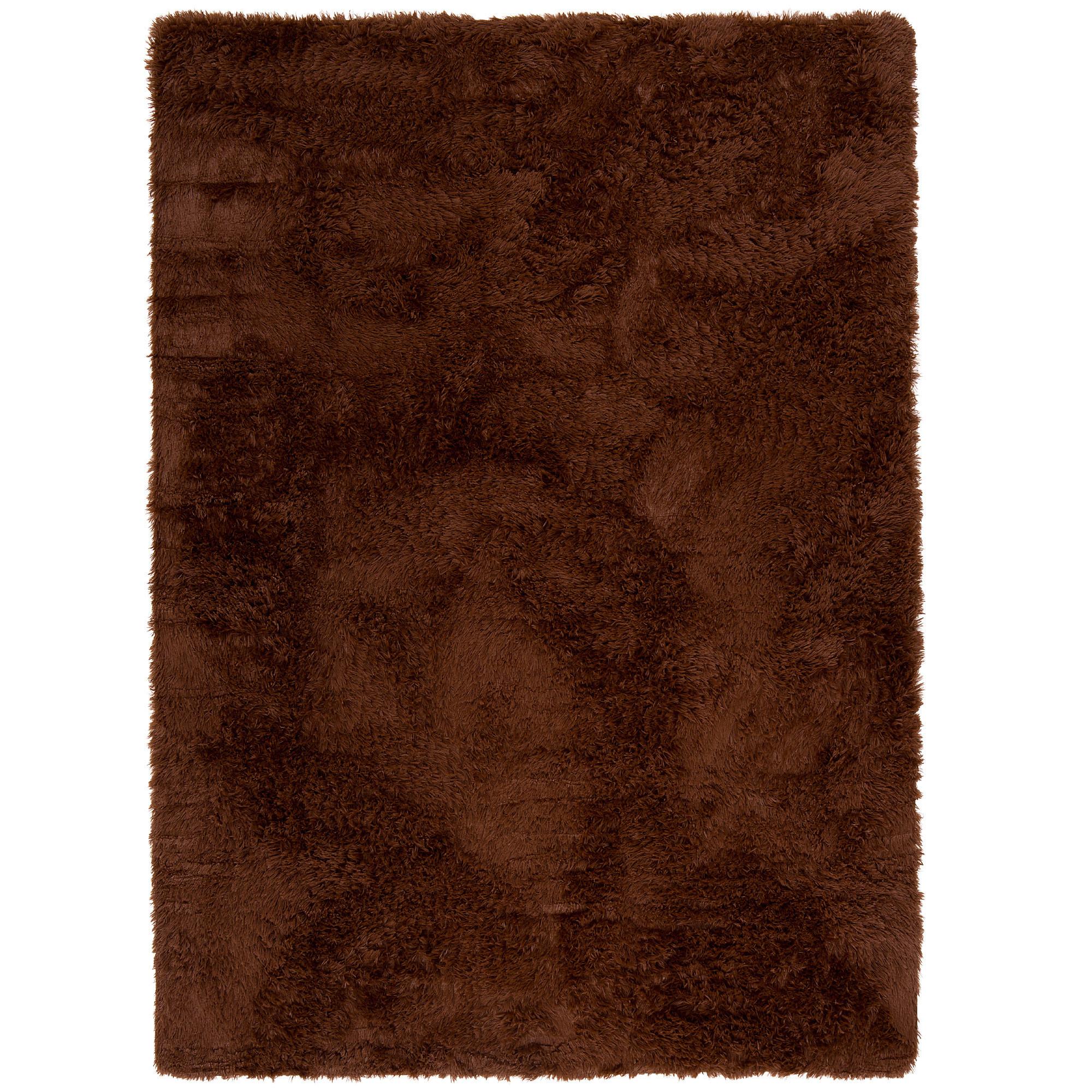 HOCHFLOR SHAGGY TEPPICH FLUFFY - Dunkelbraun, Textil (60/90cm) - Pergamon
