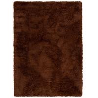 HOCHFLOR SHAGGY TEPPICH FLUFFY - Dunkelbraun, Textil (60/90cm) - Pergamon