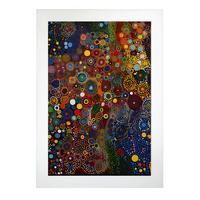 POSTER Yayoi Kusama A3 Weißer Rahmen - Weiß, Papier (29.7/5/42cm) - Nacnic
