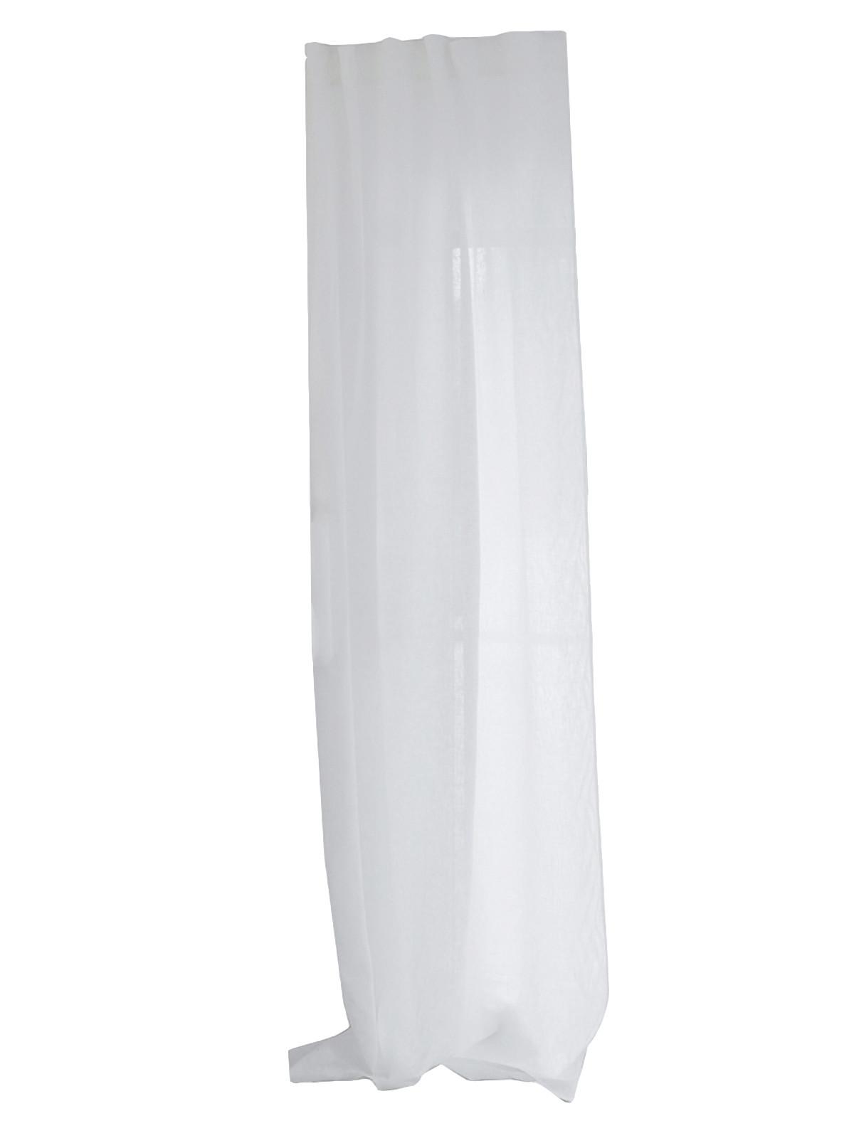 SCHLAUFENVORHANG reines Leinen mit verdeckten Schlaufen stonewash-weiß 135/245 cm - Weiß, Naturmaterialien (135/255cm) - beties Heimtextil