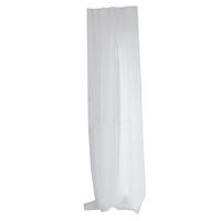 SCHLAUFENVORHANG reines Leinen mit verdeckten Schlaufen stonewash-weiß 135/245 cm - Weiß, Naturmaterialien (135/255cm) - beties Heimtextil