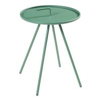 GARTEN-BEISTELLTISCH Fosen - Grün, Metall (42/42/55cm) - [en.casa]