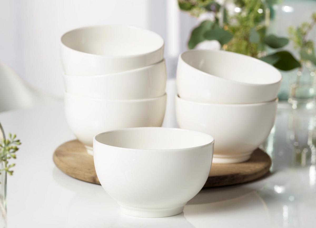 MÜSLISCHALEN Basic White weiß ø 12 cm 6er Set - Weiß, Keramik (12cm) - vivo | Villeroy & Boch Group