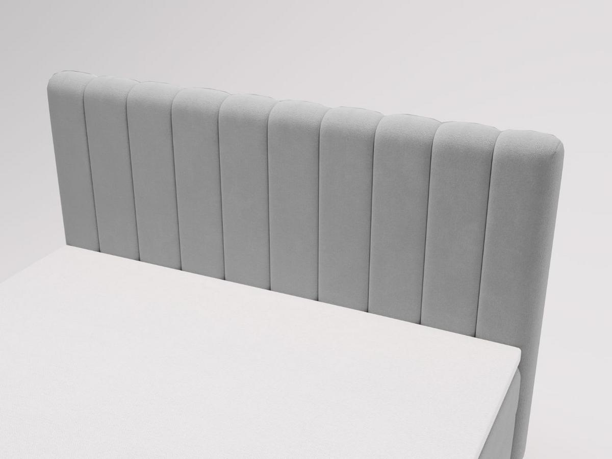 BOXBETT Primavera 140x200 Hellgrau - Hellgrau, Holz/Textil (140/200cm) - Graingold