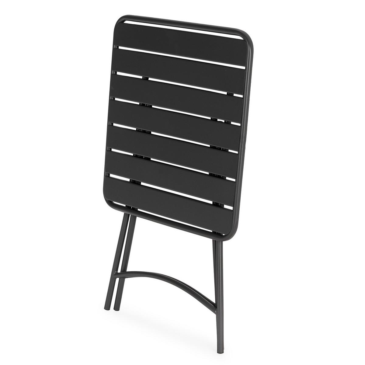BALKONSET Perla 3-teiliges - Schwarz, Metall - VS Venta-stock