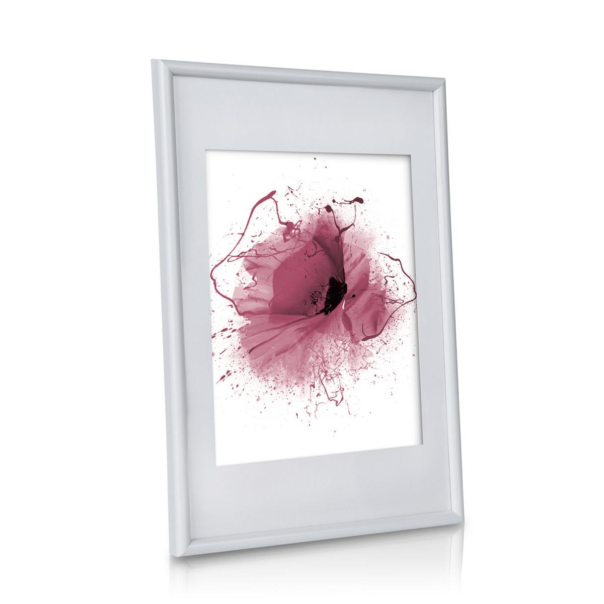 BILDERRAHMEN Blossom Kunststoff Weiß (24tlg) - Weiß, Kunststoff (26/2cm) - BoMoe