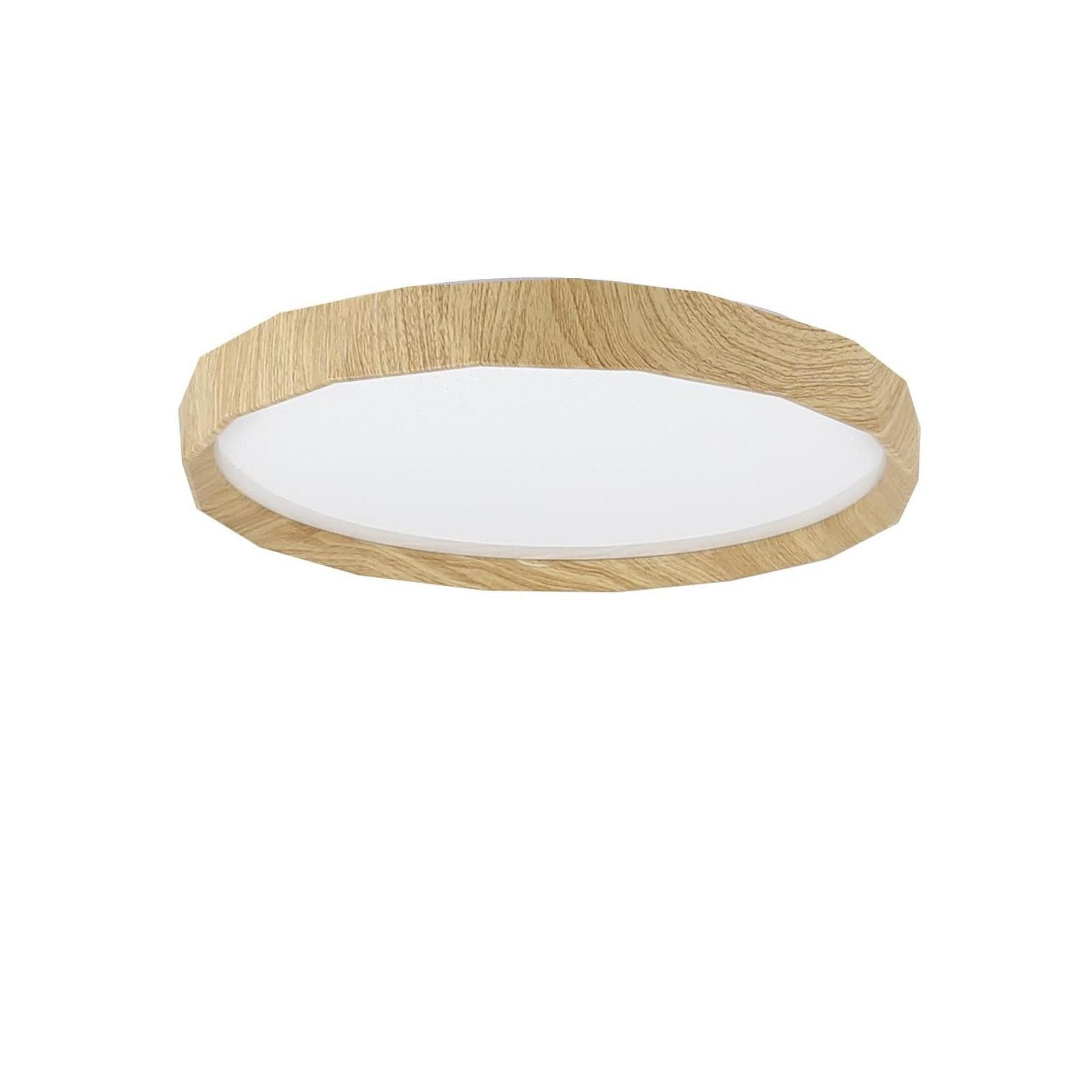DECKENLEUCHTE Xantheira 40/40/7 cm - Braun, Metall (40/40/7cm) - ZMH
