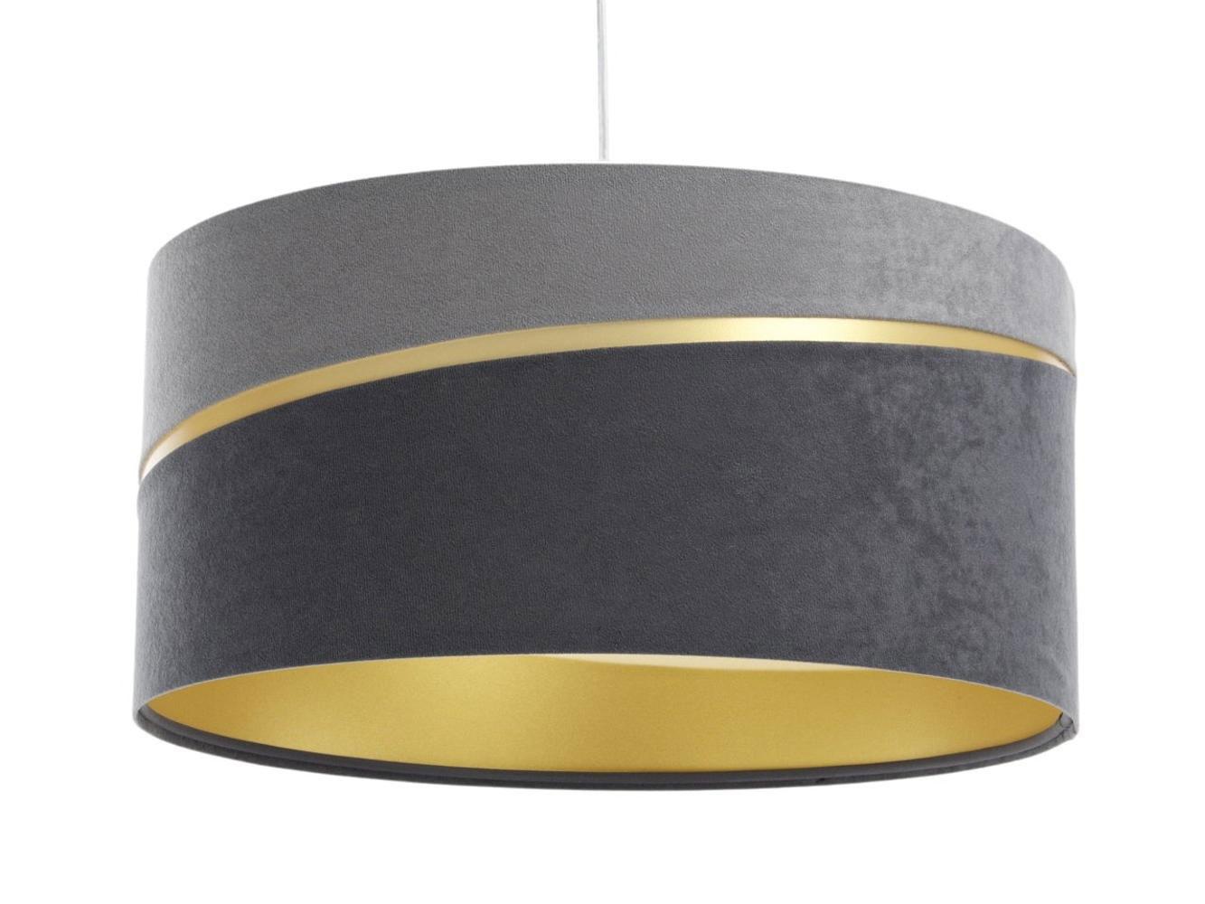 HÄNGELEUCHTE Grau 60/30 cm - Goldfarben/Grau, Kunststoff (60/0.4/30cm) - ONZENO