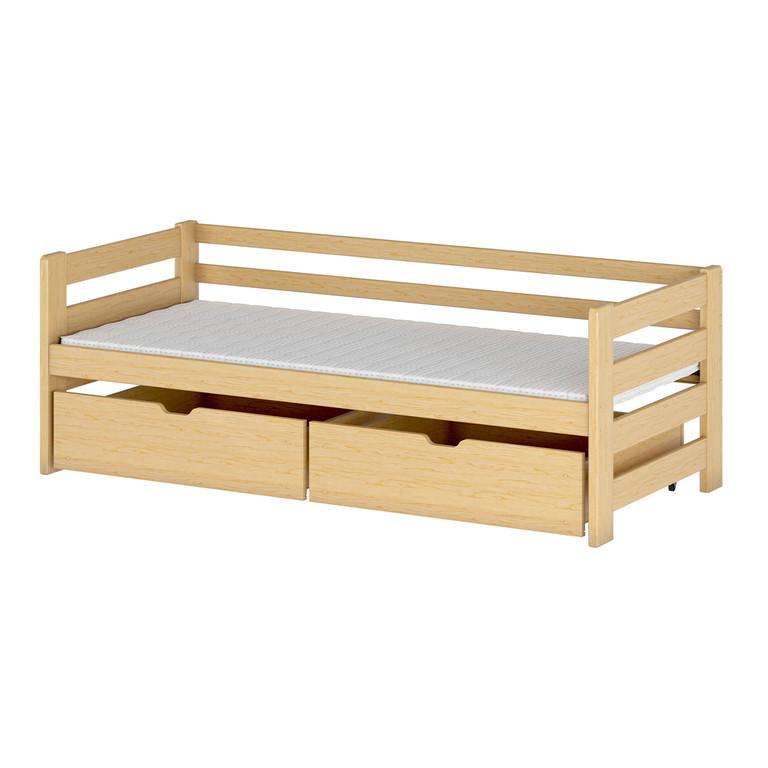 BETT 90/190 Erwan Holz - Braun, Holzwerkstoff (90/190cm) - Petits-meubles