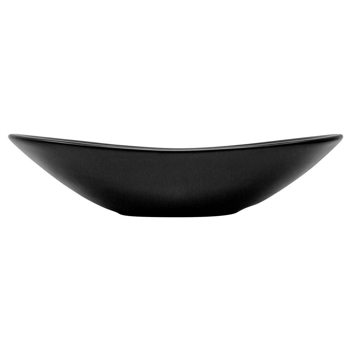 WASCHBECKEN - Schwarz, Keramik (37/16/62cm) - ML-DESIGN