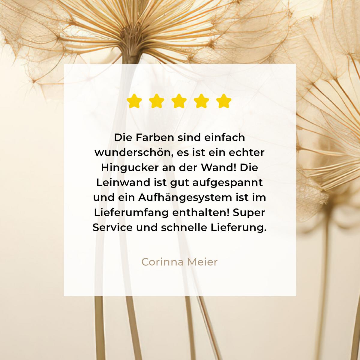 LEINWANDBILD Sonnenlicht - Löwenzahn - Botanisch - Blumen Room Decor 30x40 cm - Creme, Textil (30/40cm) - MuchoWow