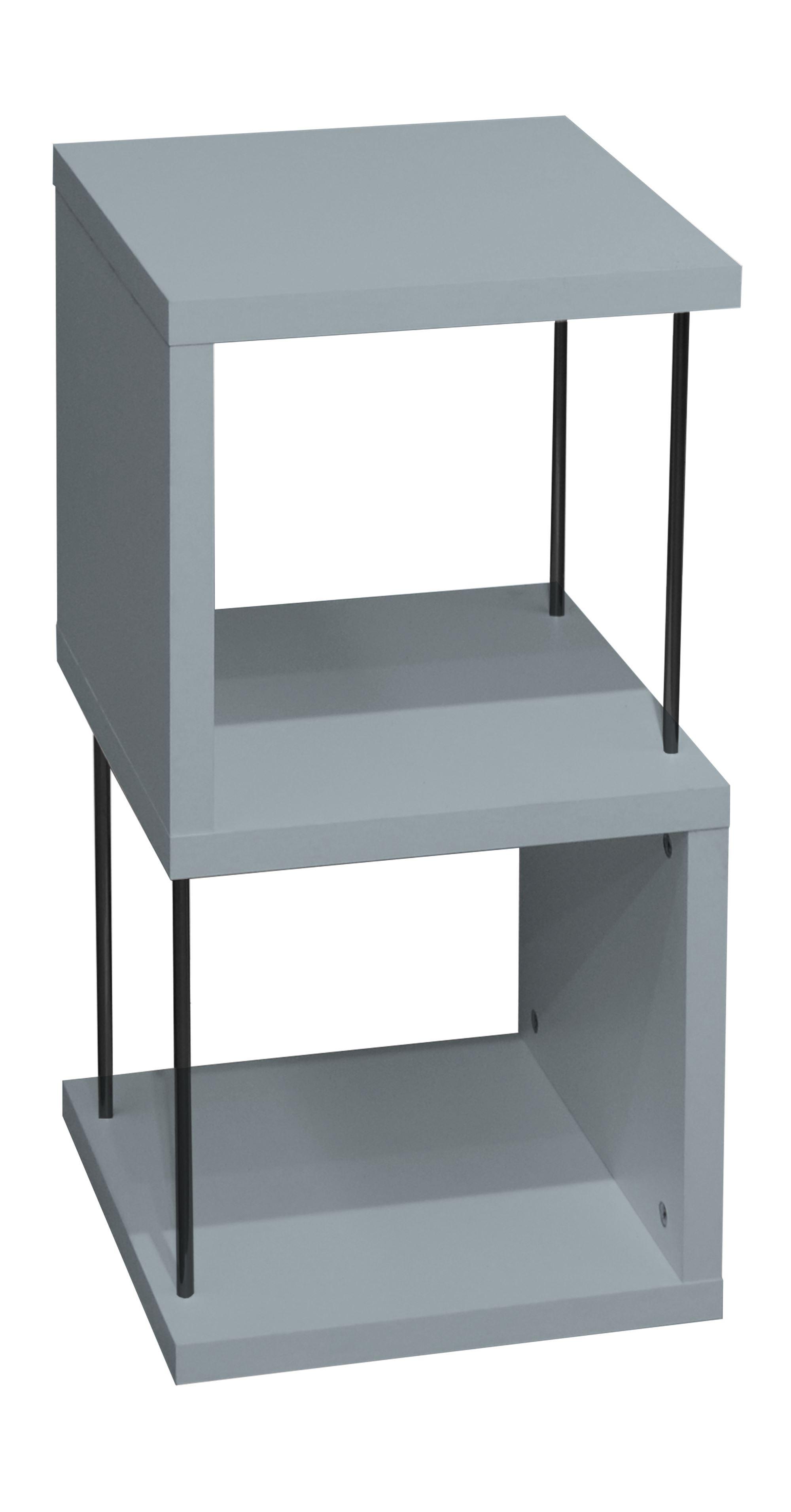 REGAL Elga 33x33x65 aus Holzwerkstoff in der Farbe aqua matt lack - Blau, Kunststoff (33/65/33cm) - 58aufmkessel