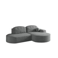 ECKSOFA Girona Mit Schlaffunktion - Dunkelgrau, Holzwerkstoff/Textil (278/179cm) - Fun Möbel