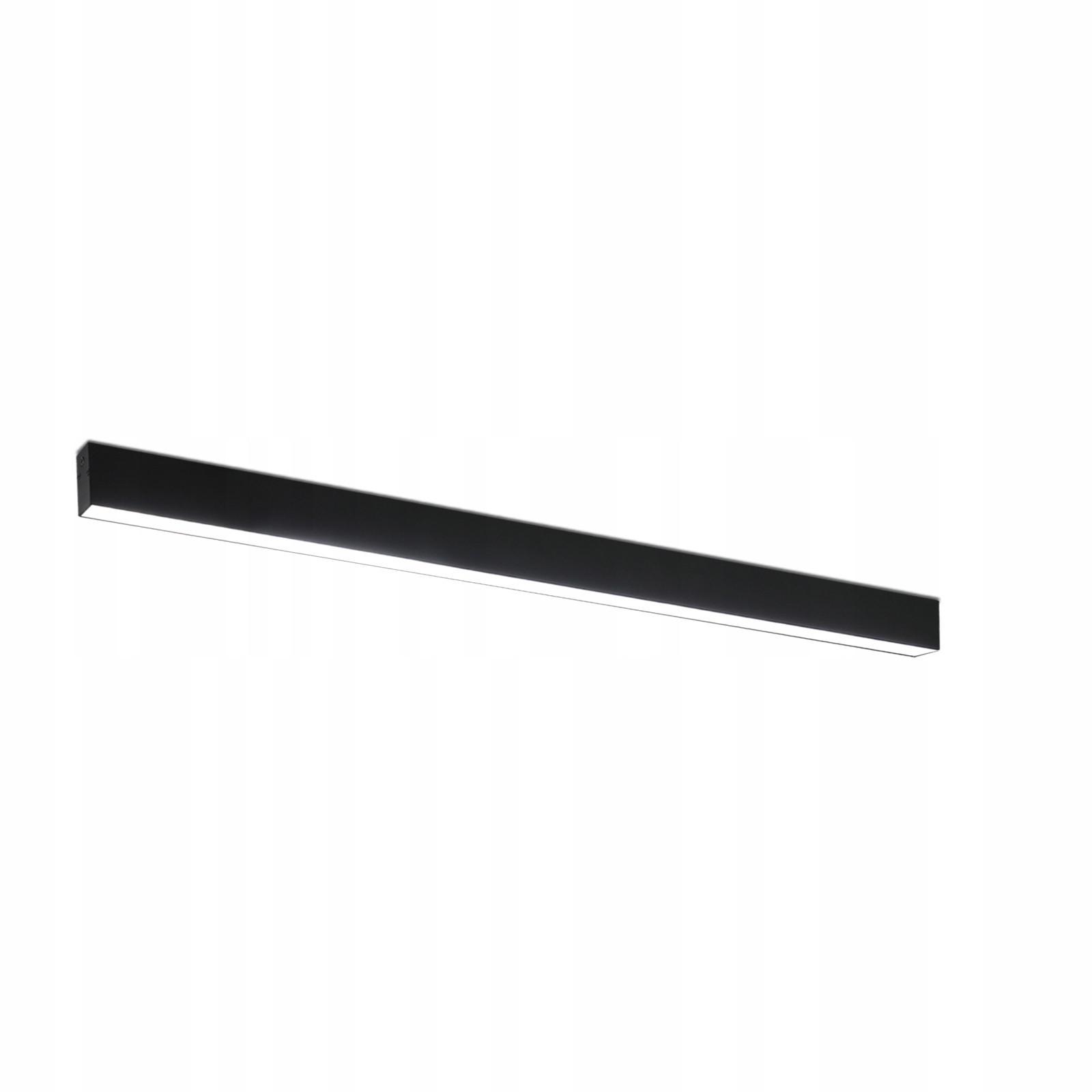 LED-DECKENLEUCHTE Werner 53.6/3.5/5.5 cm - Schwarz, Metall (53.6/3.5/5.5cm) - Nettlife