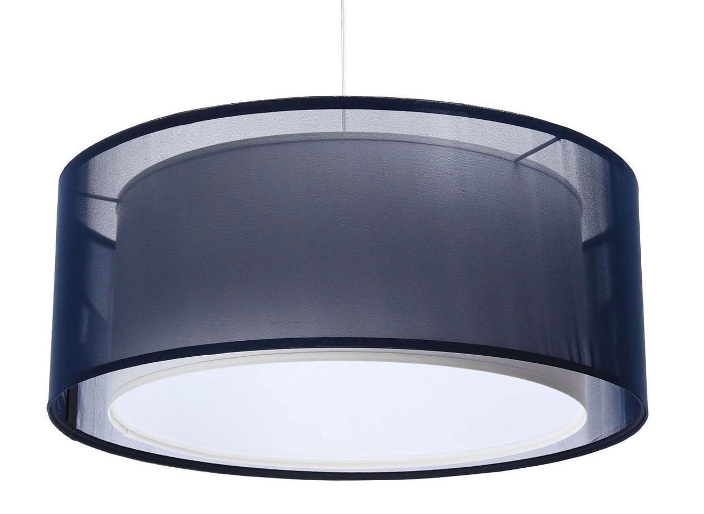 HÄNGELEUCHTE Blau 40/17 cm - Blau/Weiß, Kunststoff (40/0.9/17cm) - ONZENO