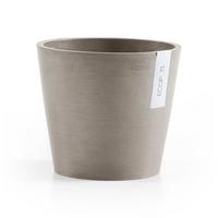 BLUMENTOPF Amsterdam 20/17,1 cm Taupe - Taupe, Kunststoff (20/17.1cm) - Ecopots