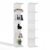 BÜCHERREGAL Weiß 35/180/30 - Weiß, Holzwerkstoff (35/180/30cm) - RAUMHIRSCH FURNITURE