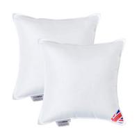 FÜLLKISSEN 2er-Set – 45/45 cm, Super-Mikrofaser - Weiß, Textil (45/45cm) - Homescapes