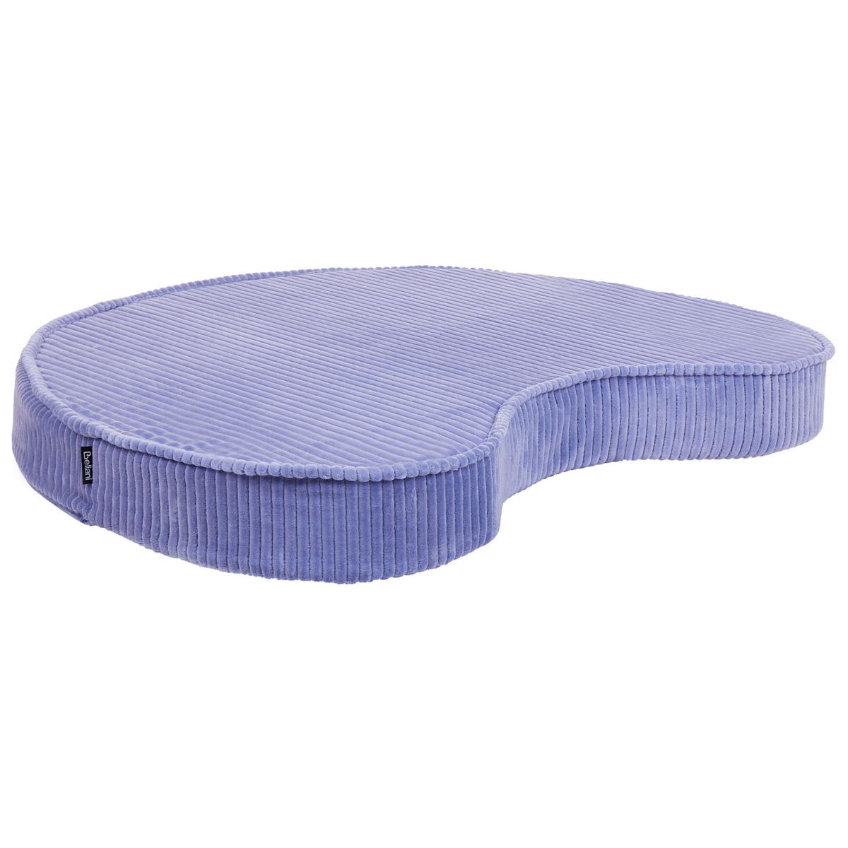 POUF Samtstoff Hellviolett Nili - Violett, Textil (90/10/75cm) - Beliani