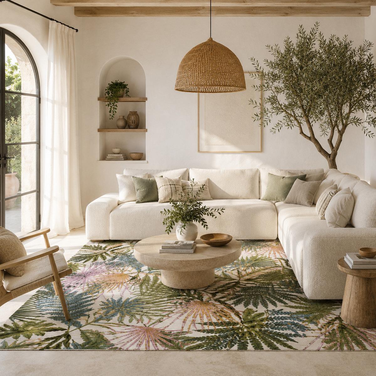 IN- & OUTDOOR TEPPICH MALIBU - Rosa, Textil (80/165cm) - Pergamon