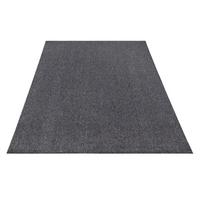 FLACHWEBTEPPICH Waschbar, einfarbig, Anthrazit, 120 x 160 cm - Anthrazit, Textil (160/120cm) - KADIMA DESIGN