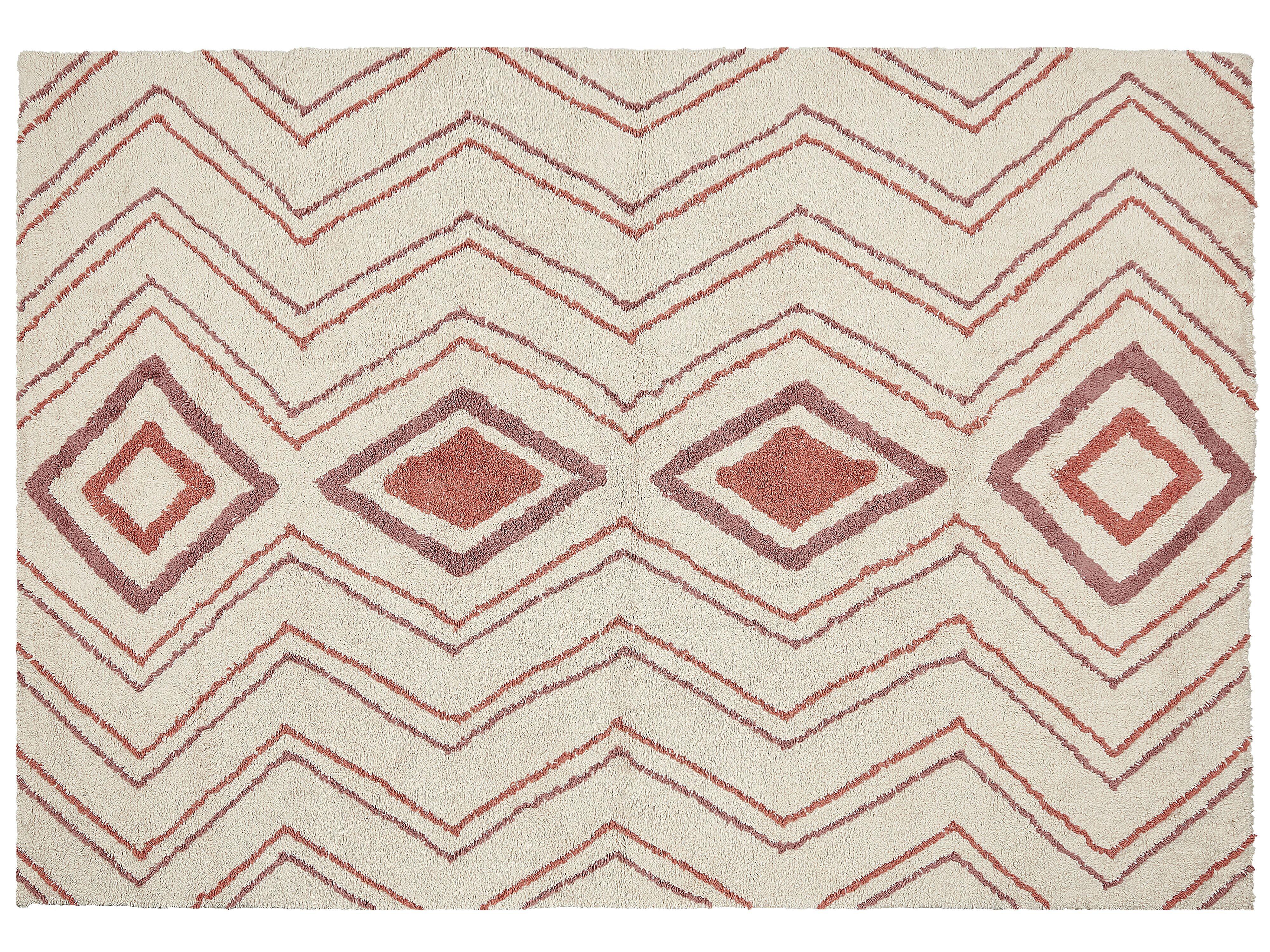 KURZFLOR-TEPPICH Kastamonu 230/160 cm - Beige, Textil (160/230cm) - Beliani