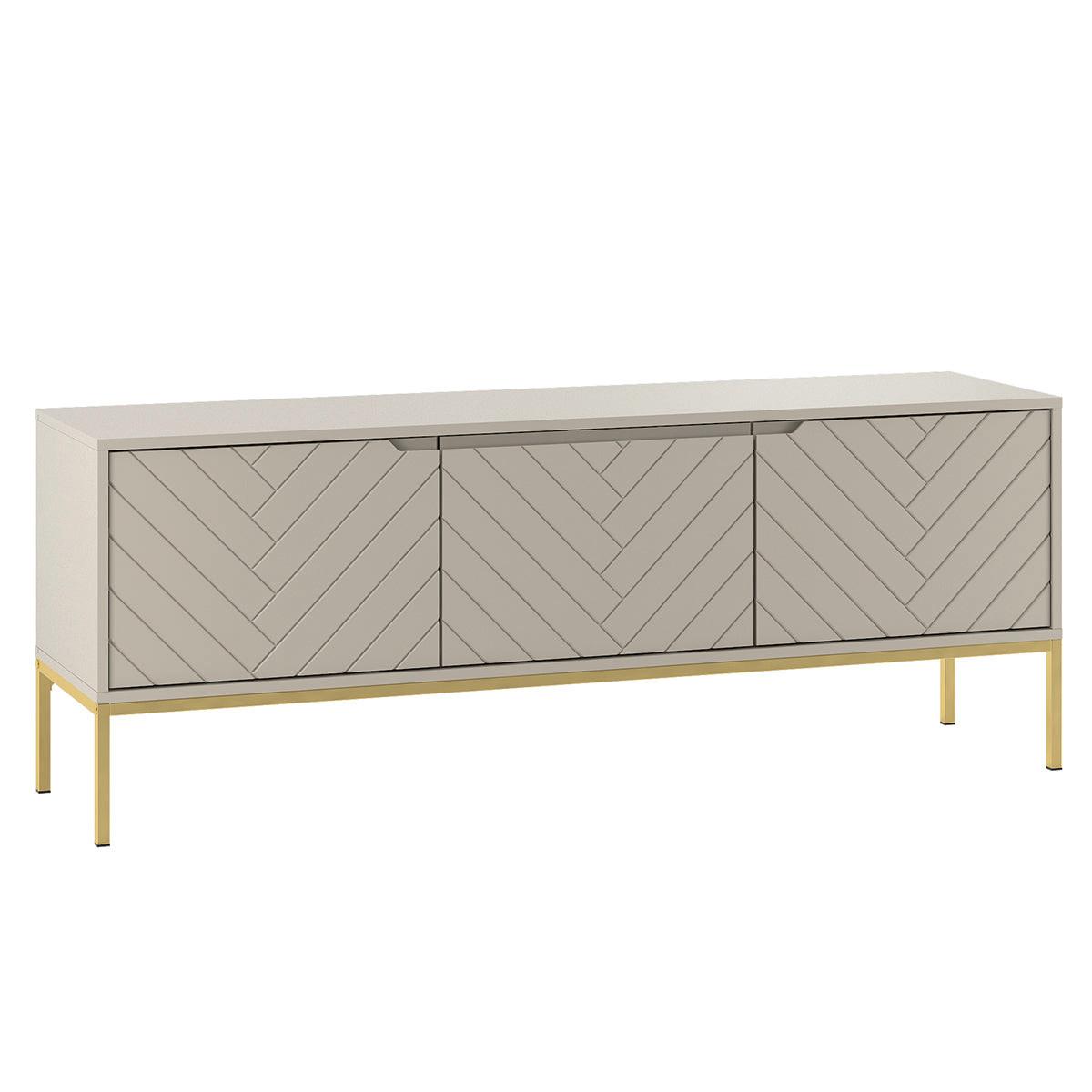TV-MÖBEL Daria Kaschmir - Kaschmir, Holzwerkstoff (151/77/39cm) - Petits-meubles