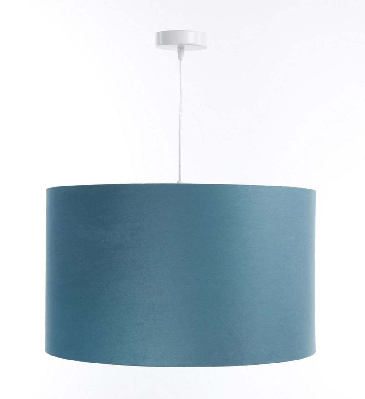 HÄNGELEUCHTE Blau 40/25 cm - Blau/Kupferfarben, Kunststoff (40/0.8/25cm) - ONZENO