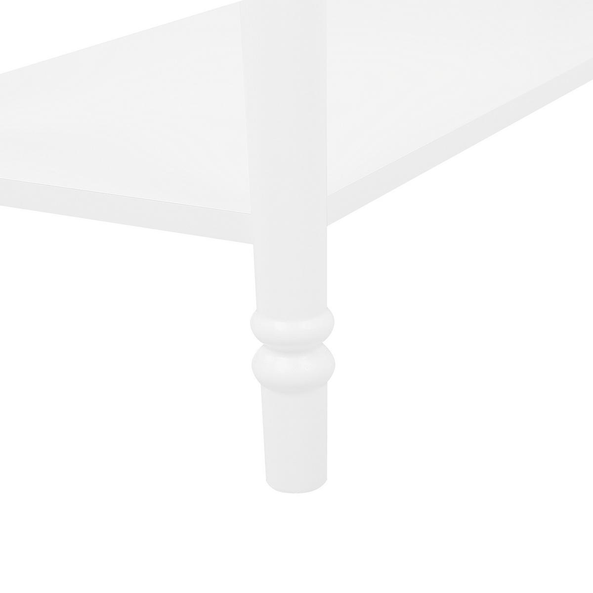 KONSOLENTISCH weiß Tobago - Weiß, Holzwerkstoff (40/102/77cm) - Beliani