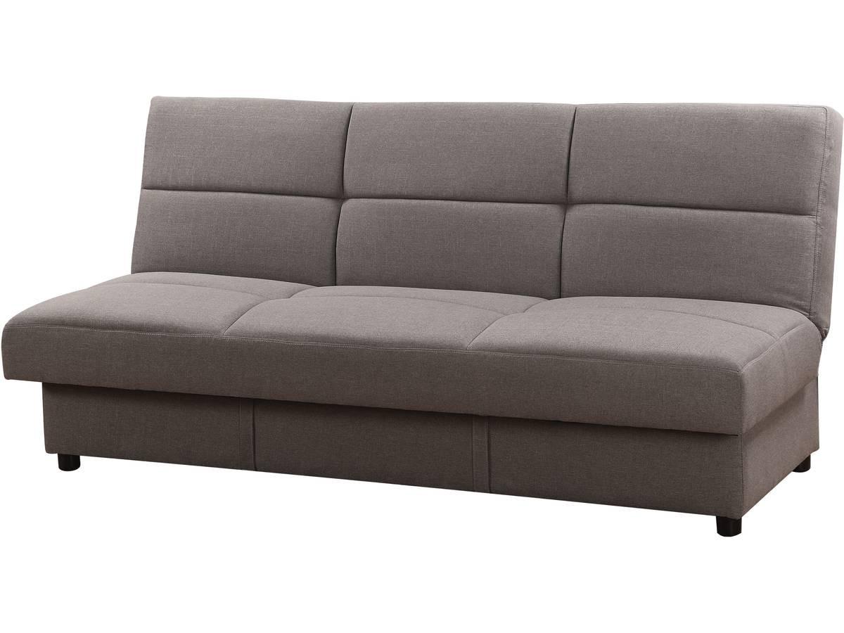 SCHLAFSOFA << CLIC CLAC >> & BZ enzo Grau - Grau, Textil (80/87/186cm) - Habitat Garten