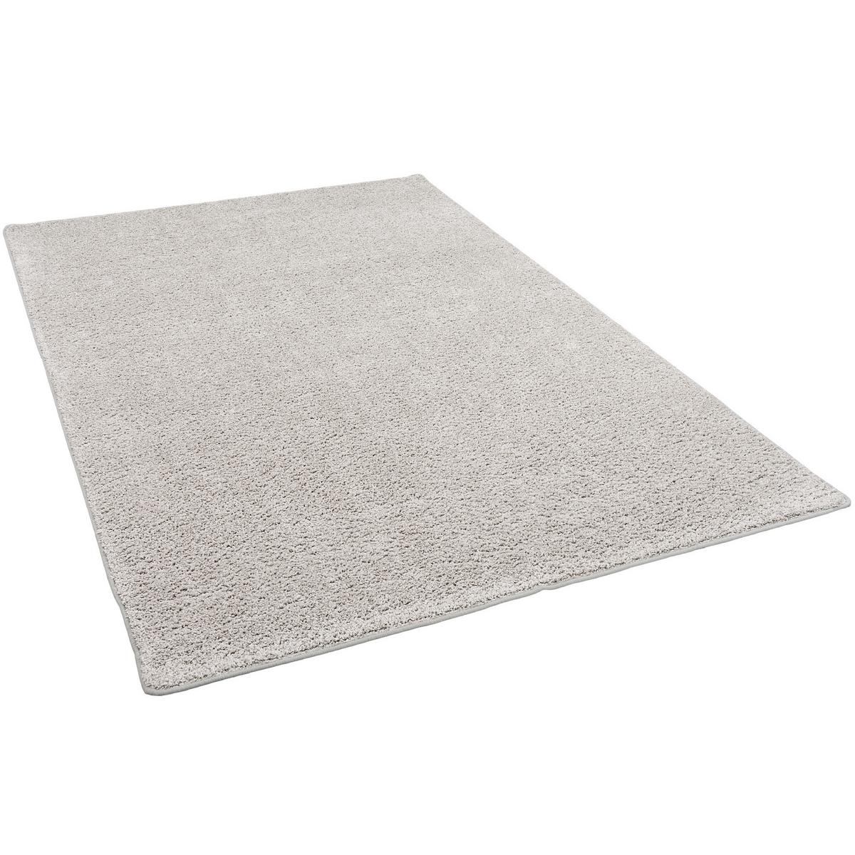 HOCHFLOR VELOURS TEPPICH MONA - Silberfarben, Textil (80/240cm) - Snapstyle