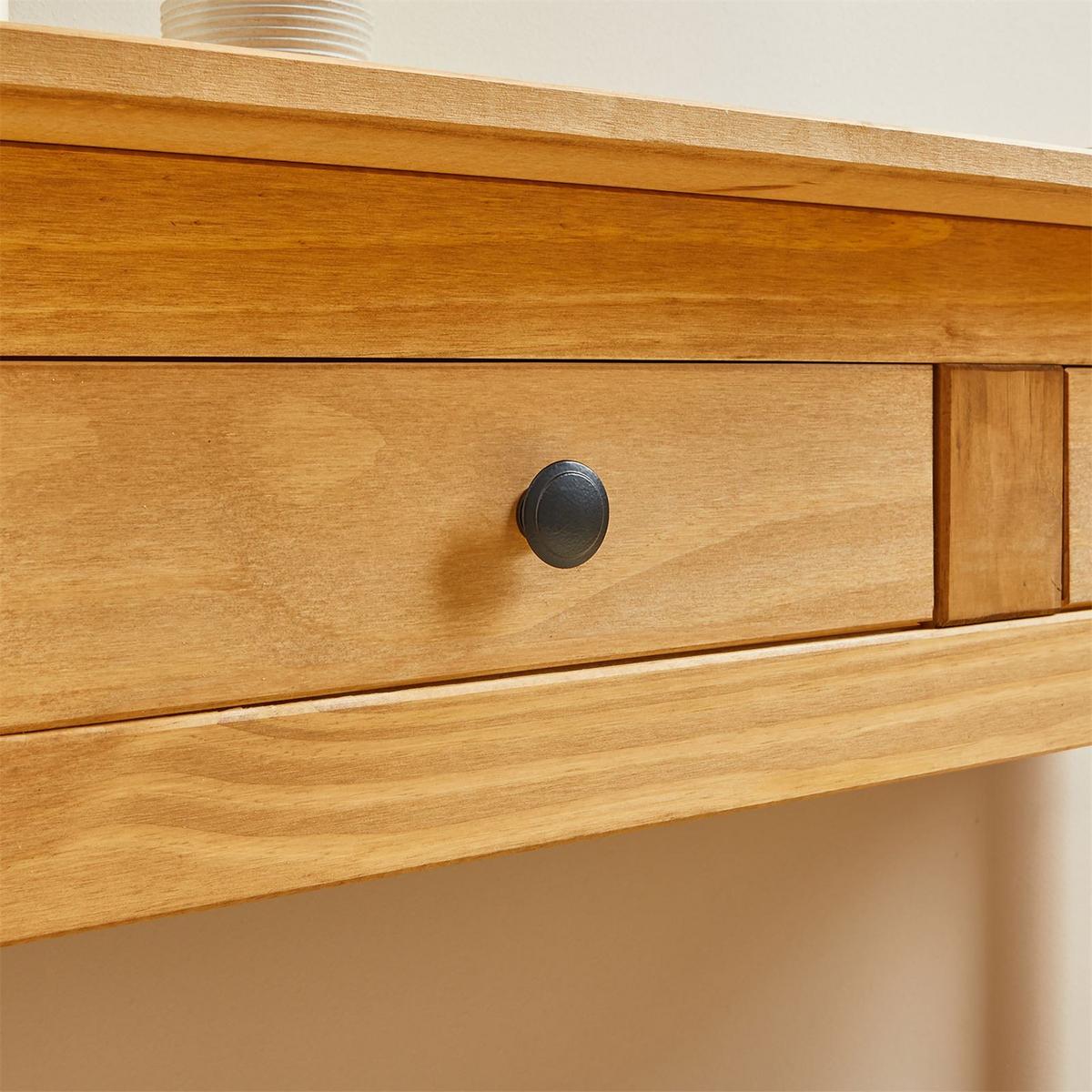 KONSOLENTISCH CANCUN gebeizt/gewachst - Kieferfarben, Holz (41/110/72cm) - CARO-Möbel